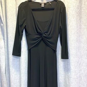 *WOMEN’S medium knee length black dress NWT
